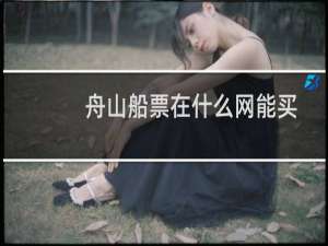 舟山船票在什么网能买