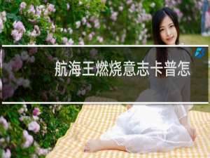 航海王燃烧意志卡普怎么过