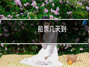 船票几天到