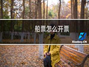 船票怎么开票