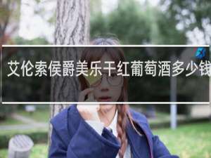 艾伦索侯爵美乐干红葡萄酒多少钱一箱