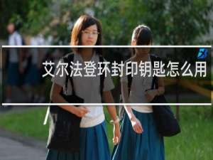 艾尔法登环封印钥匙怎么用