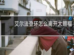 艾尔法登环怎么离开大赐福