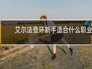 艾尔法登环新手适合什么职业