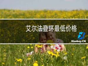 艾尔法登环最低价格