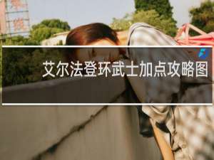 艾尔法登环武士加点攻略图