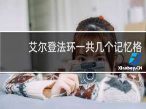艾尔登法环一共几个记忆格
