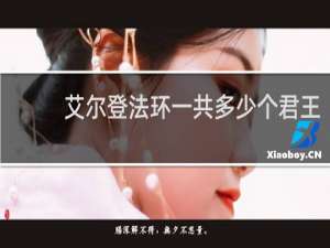 艾尔登法环一共多少个君王