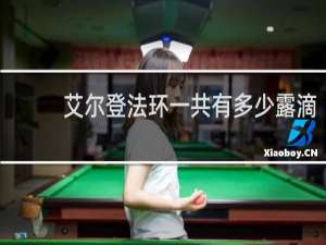 艾尔登法环一共有多少露滴