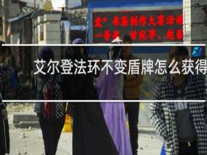 艾尔登法环不变盾牌怎么获得