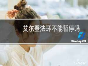 艾尔登法环不能暂停吗