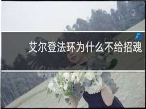 艾尔登法环为什么不给招魂