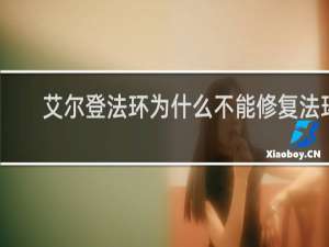 艾尔登法环为什么不能修复法环