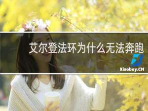 艾尔登法环为什么无法奔跑