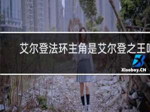 艾尔登法环主角是艾尔登之王吗