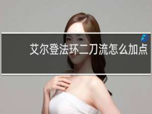 艾尔登法环二刀流怎么加点