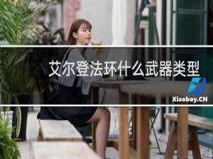 艾尔登法环什么武器类型
