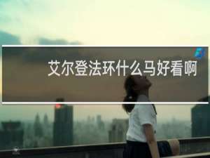 艾尔登法环什么马好看啊