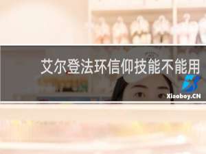 艾尔登法环信仰技能不能用