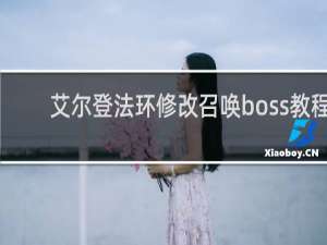 艾尔登法环修改召唤boss教程