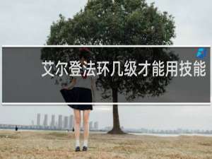 艾尔登法环几级才能用技能