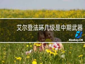 艾尔登法环几级是中期武器