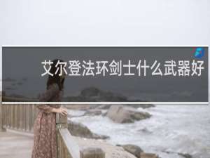 艾尔登法环剑士什么武器好