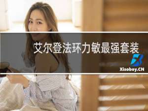 艾尔登法环力敏最强套装