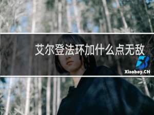 艾尔登法环加什么点无敌