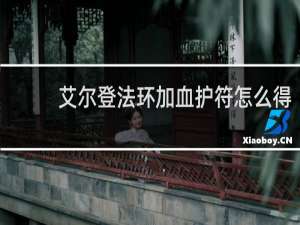 艾尔登法环加血护符怎么得