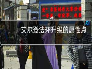 艾尔登法环升级的属性点