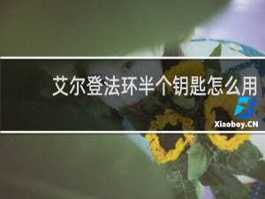 艾尔登法环半个钥匙怎么用