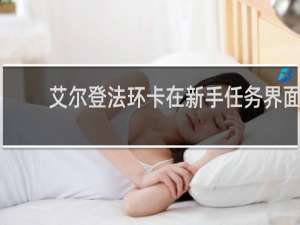 艾尔登法环卡在新手任务界面