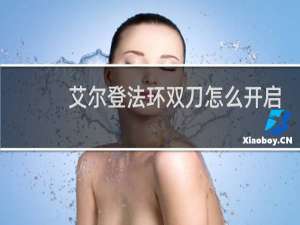 艾尔登法环双刀怎么开启