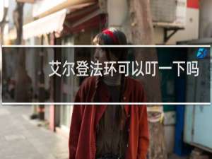 艾尔登法环可以叮一下吗
