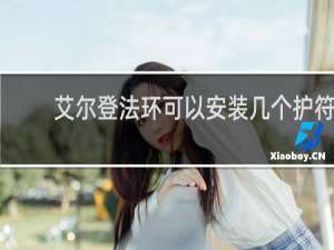 艾尔登法环可以安装几个护符