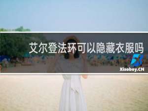 艾尔登法环可以隐藏衣服吗