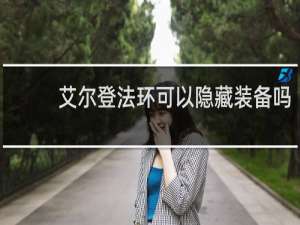 艾尔登法环可以隐藏装备吗