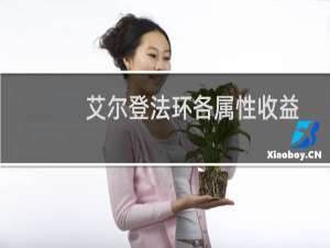 艾尔登法环各属性收益