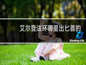 艾尔登法环哪里出匕首的