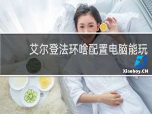 艾尔登法环啥配置电脑能玩
