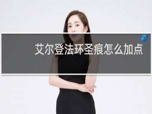 艾尔登法环圣痕怎么加点