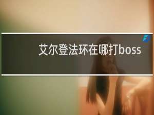 艾尔登法环在哪打boss