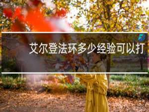 艾尔登法环多少经验可以打