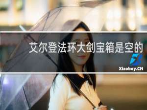 艾尔登法环大剑宝箱是空的