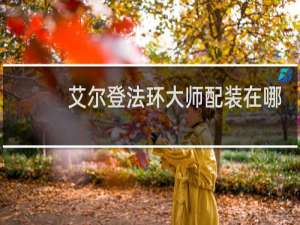 艾尔登法环大师配装在哪