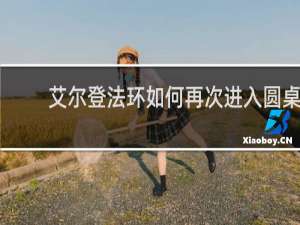 艾尔登法环如何再次进入圆桌