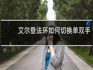 艾尔登法环如何切换单双手