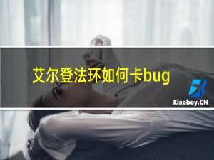 艾尔登法环如何卡bug