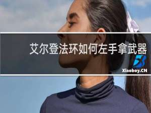 艾尔登法环如何左手拿武器